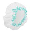 Adult Double Layer Water Proof Shower Cap Thicken Elastic Women Bath Cap Hat Large