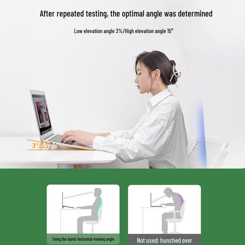Invisible Folding Laptop Stand with Keyboard Support