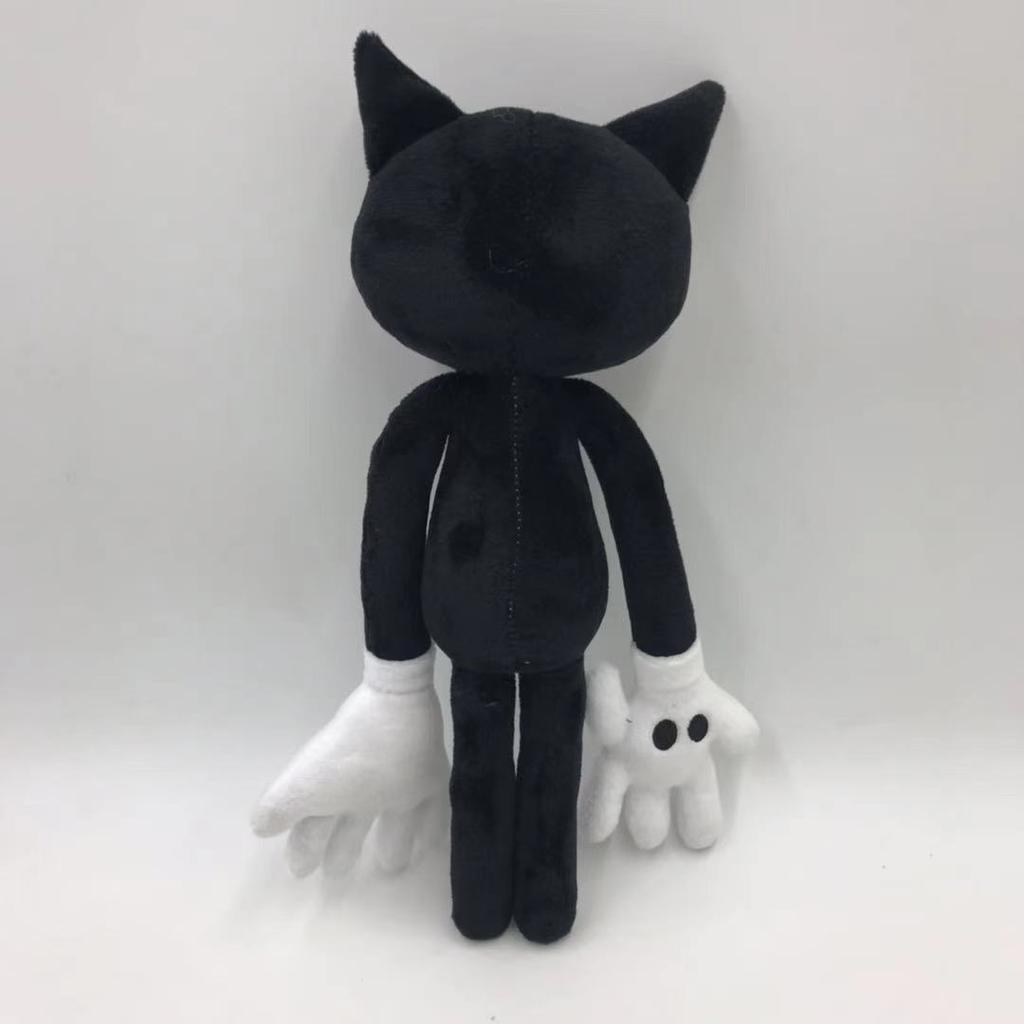 2pcs 30cm Sirenhead Plush Toys Siren Head Plush Dolls Scary Black Cartoon Cat Toy Soft Stuffed Animals Figure Toys for Baby Gift