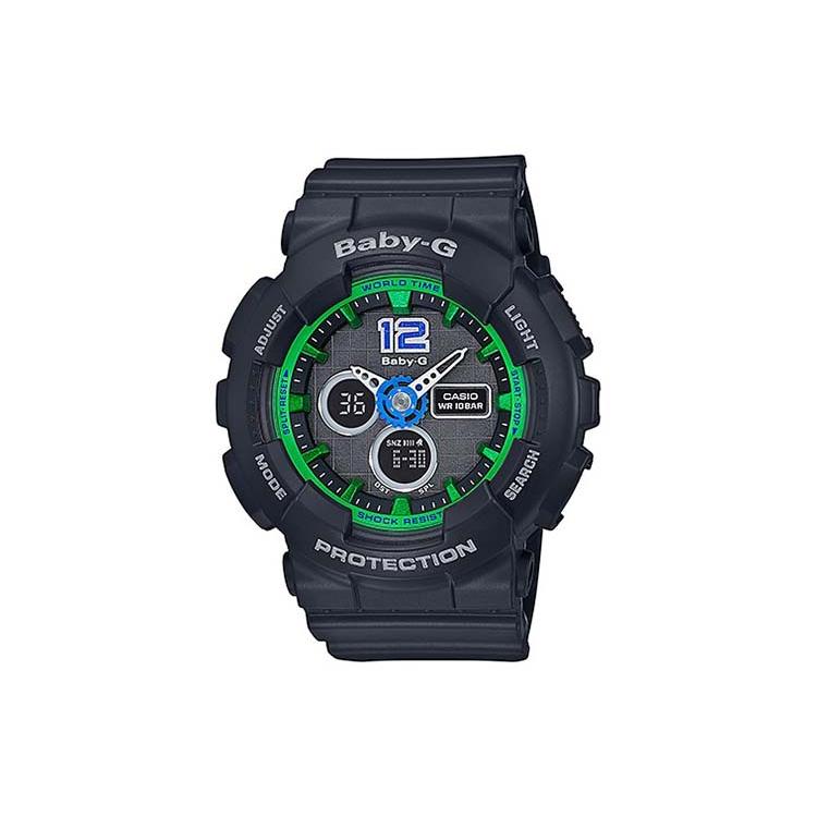 CASIO Women s BABY-G 46.3mm Green Watch BA-120-1B BA-120-1B Green Dial