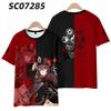 New T-shirt Printed 3D Cosplay Unisex Clothing Street Harajuku Top Men Women Round Neck Tees