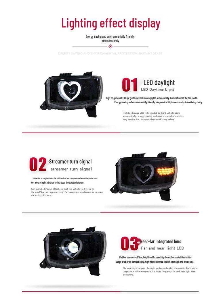 Wuling Hongguang MiniEV LED Heart-Shaped Headlights with Sequential Turn Signals