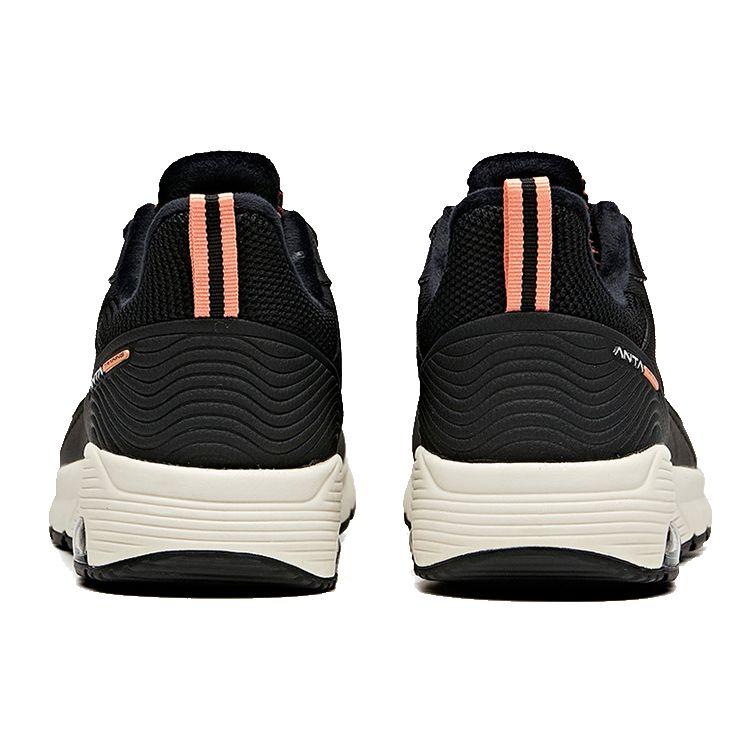 Anta Training Shoes With Shock Absorption And Slip Resistance Women Sneakers Black White 12947772-1