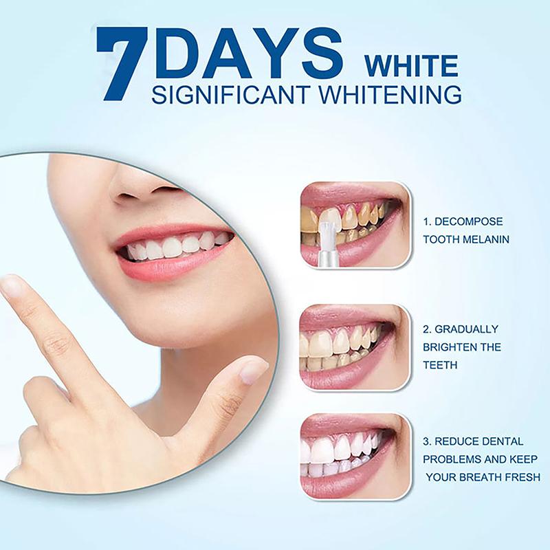 3Ml Teeth Whitening Stain Remover Brightening Gel Pen Effective Remove Plaque Stains Oral Teeth Care Pen Teeth Whitening Tools