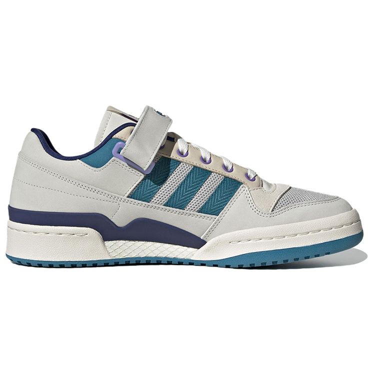 Adidas Originals Forum Low Durable Low-Top Skate Shoes Men Sneakers Blue Gray ID2561
