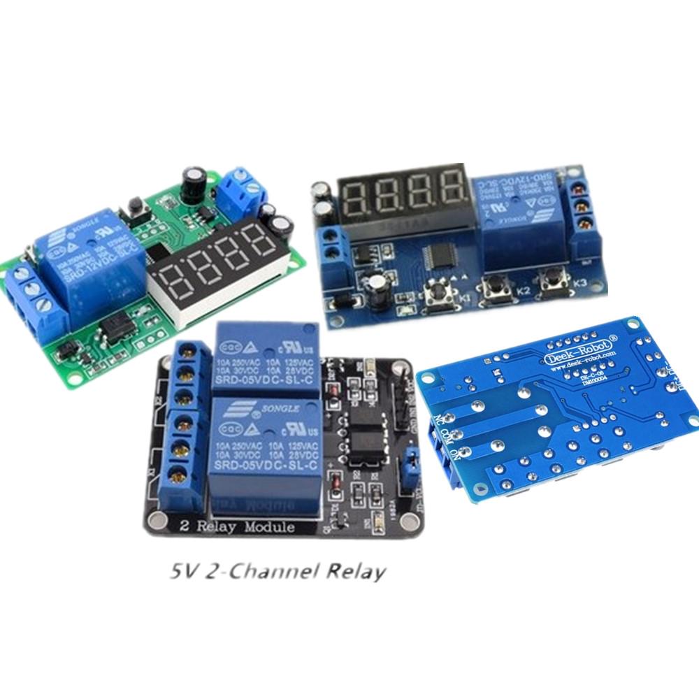 Buy DC 12V 24V Digital Time Delay Relay Module Timing Relay Timer ...