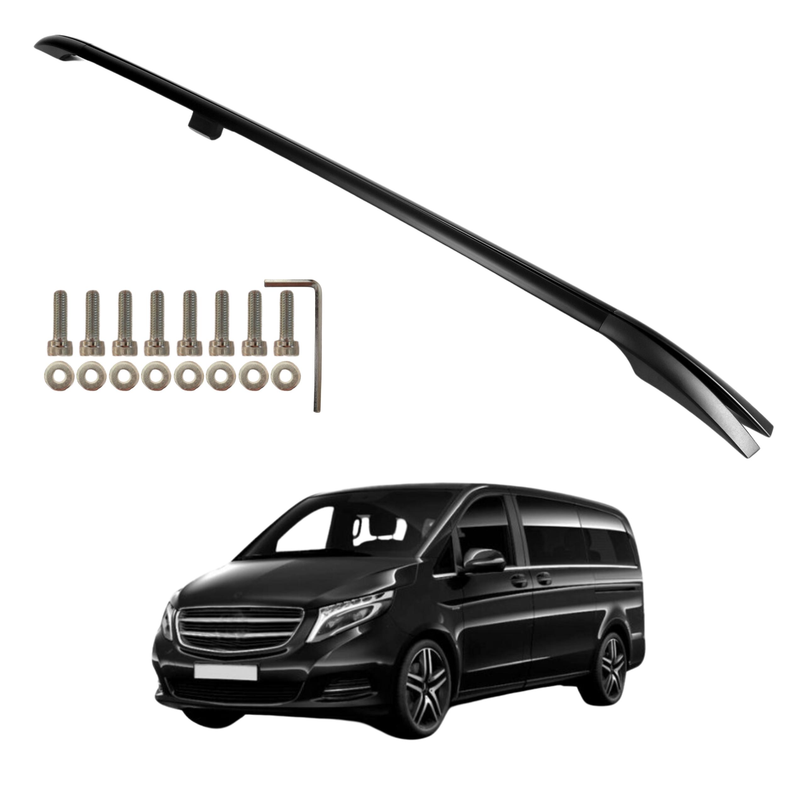 Barre portatutto MERCEDES W639 W447 VITO VIANO LUNGO L2 NERE Solide