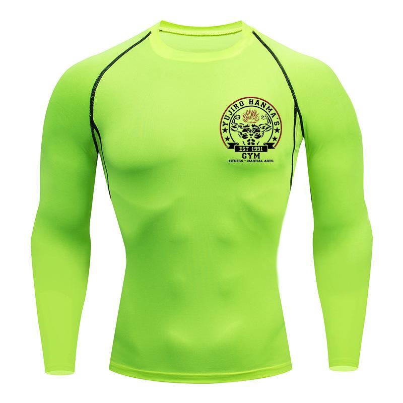 

Компрессионные рубашки с принтом Baki для мужчин, спортивные быстросохнущие футболки, топы, спортивные майки для фитнеса, термобелье, рашгарды XXXL