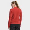 Fila Explore Simple Personality Sports Training Outdoor Comfortable Ribbed Fleece Warm Half-Zip Long Sleeve Slim T-Shirt Women tops A11W617212FRD