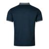 Fashionable Men's Casual Polo Shirt with Pocket Button, Long Placket, Collar, Striped Colour-Blocked Patchwork T-Shirt