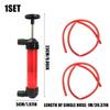Siphon Pump Liquid Transfer Hand Suction Alloy PVC Fluid Extractor Car Gas Petrol Diesel Oil Aquarium Water Tool Two Way Flow