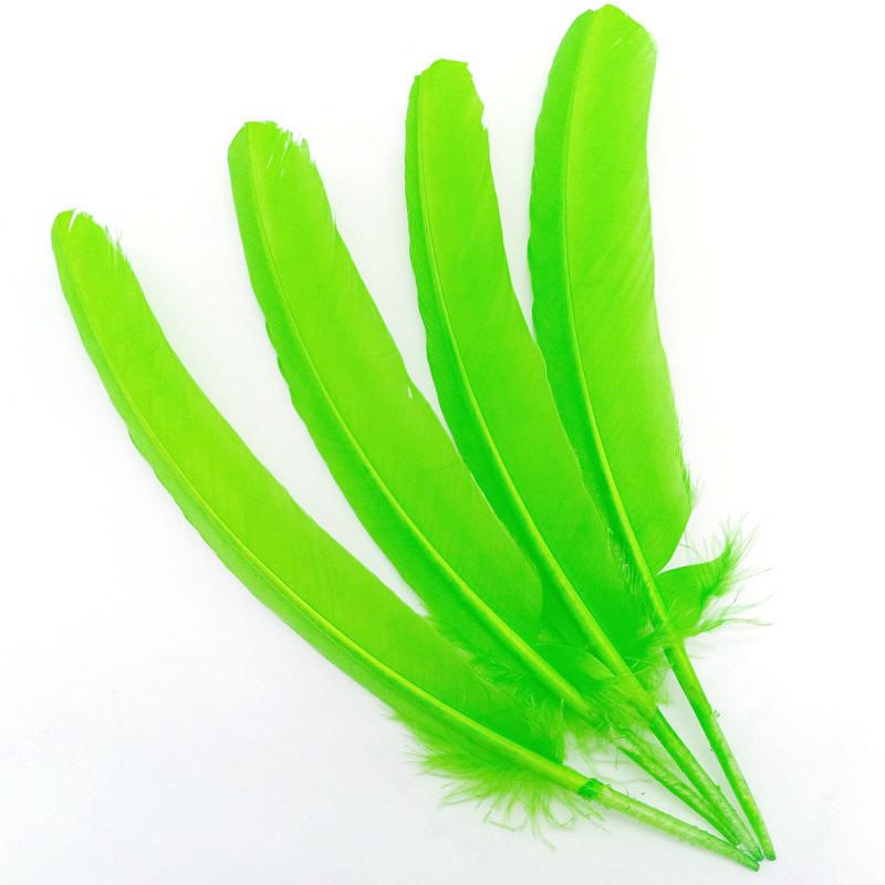 100pcs Natural Turkey Feathers Christmas Wedding Party Dress Decorations Accessories Pheasant Plumes Table Centerpieces 25-30CM