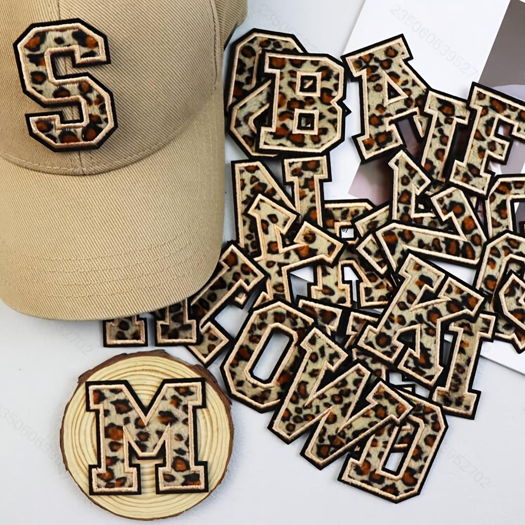 3pcs Flannel Iron-On Letter Patches, Embroidered Letter Patches, Suitable for Clothing, Dresses, Hats, Jeans, Shoes, Bags, DIY Materials