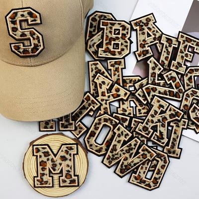 3pz Toppe Lettere Termoadesive in Flanella, Toppe Lettere Ricamate, Adatte per Abbigliamento, Vestiti, Cappelli, Jeans, Scarpe, Borse, Materiali Fai-da-te