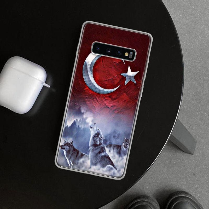 Turkey Turkish Flag Phone Case Cover for Samsung Galaxy S26 S25 Edge S24 S23 Ultra S22 Plus S21 FE S20 + Art Customized Fundas G