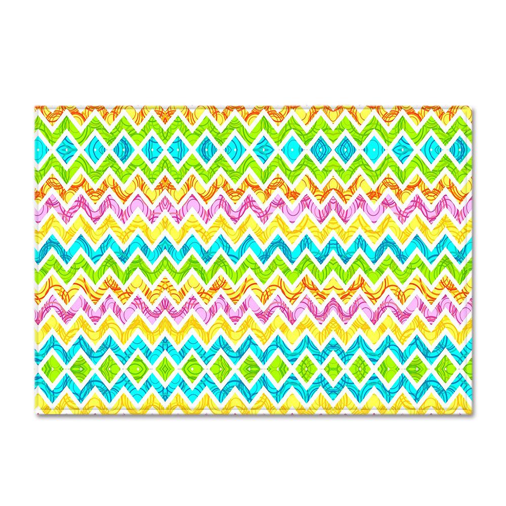 Geometric Shaped Floor Mat Bedroom Dining Room Carpet Carpet Doormat