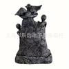 Funny Party Ghost Beet Juice Skull Tombstone Outdoor Garden Ornament Horror Ornament