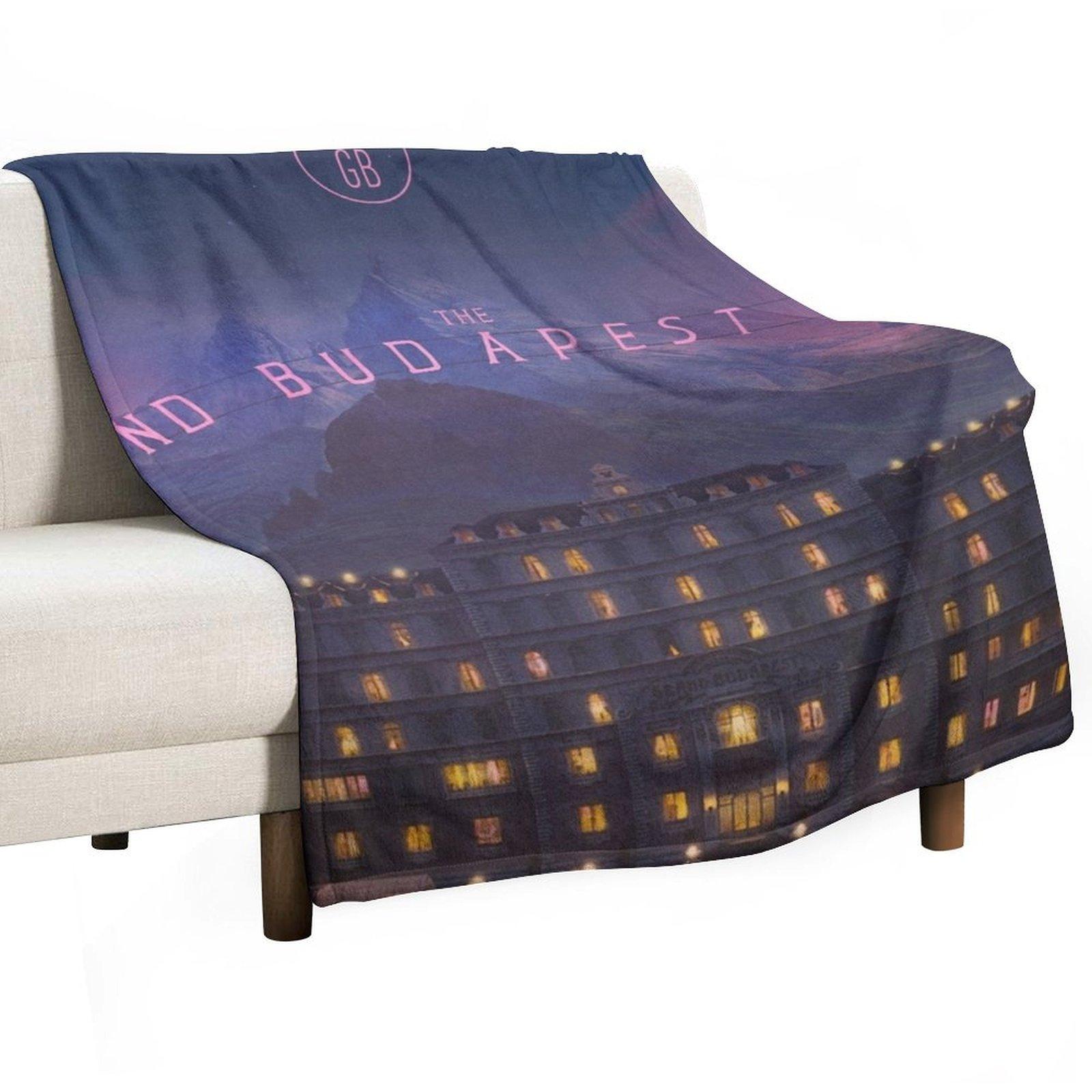 The Grand Budapest Hotel Throw Blanket Designers Sleeping Bag Luxury St Hairys Blankets 30x40in