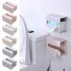 Wall Mounted Toilet Paper Holder Self-Adhesive Paper Shelf Home Supplies Tissue Box  Kitchen
