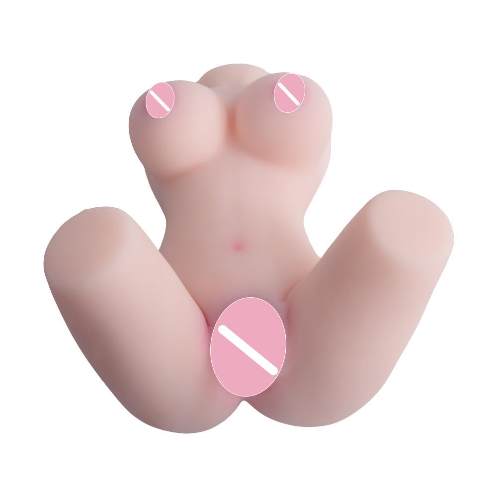 A male masturbator for sex dolls, a soft and tight fitting realistic love doll, and a sexy female torso with a built-in skeleton