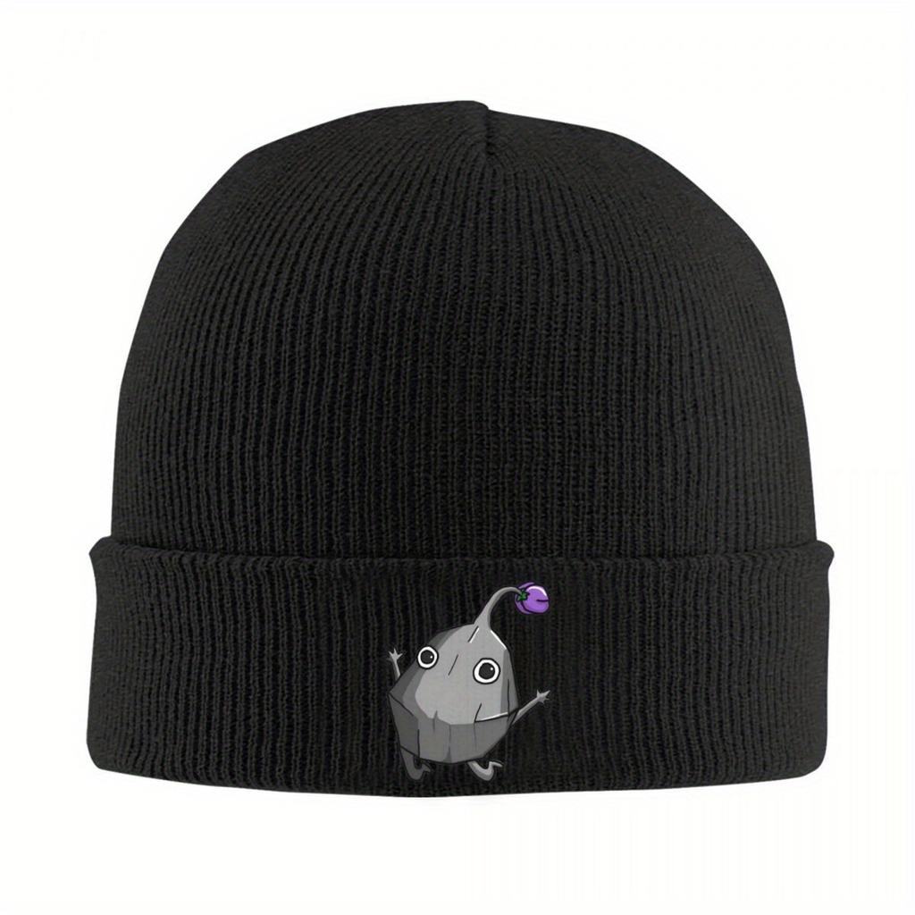 Rock Jumping Pikmin Knit Hat Beanie Autumn Winter Hats Warm Hip Hop Video Game Cartoon Kids Cap for Men Women