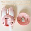 M6 MOFII 2.4G Wireless Compact Silent Mouse with Cute Rabbit Designs,Pink