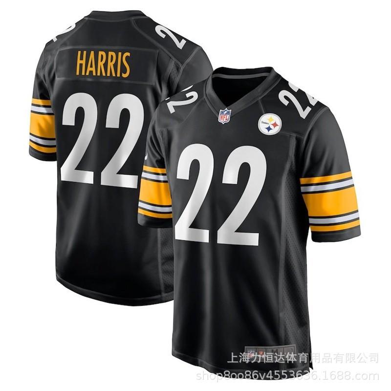 Pittsburgh Steelers 22 Harris 8 90 10 Football Jersey Team Sports Uniform Adults