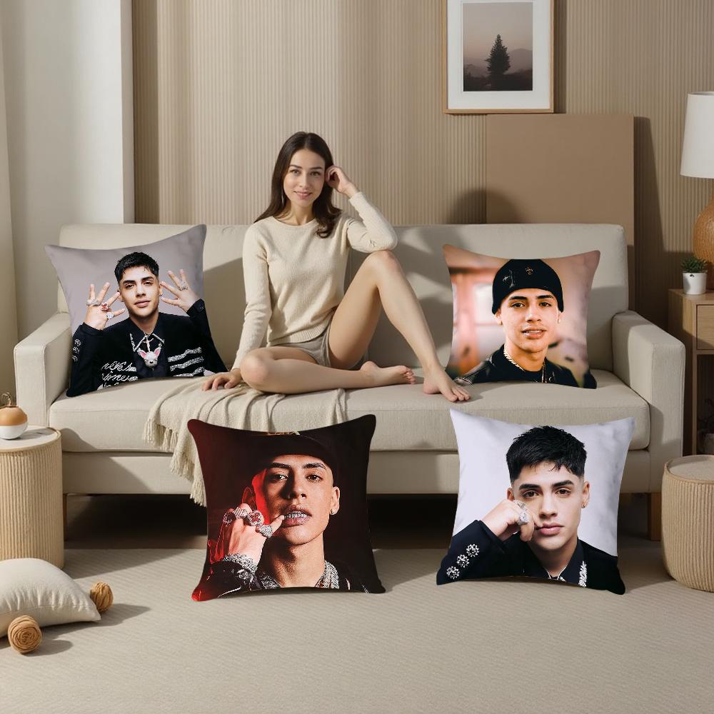 Floyy Menor & Cris Mj Pillow Case Plush Fabric Soft Double Sided Print Sofa Cushion Cover Throw Pillow Covers