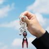 PVC   Diving Theme Key   Unique Short Flipper Shape Keychain Fin Key  Gift
