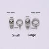 50pcs/lot 8mm 10mm CCB Pendant Clasp Bail Clip Big Hole charm Beads Connectors For Jewelry Making DIY Pendants Clasp supplie