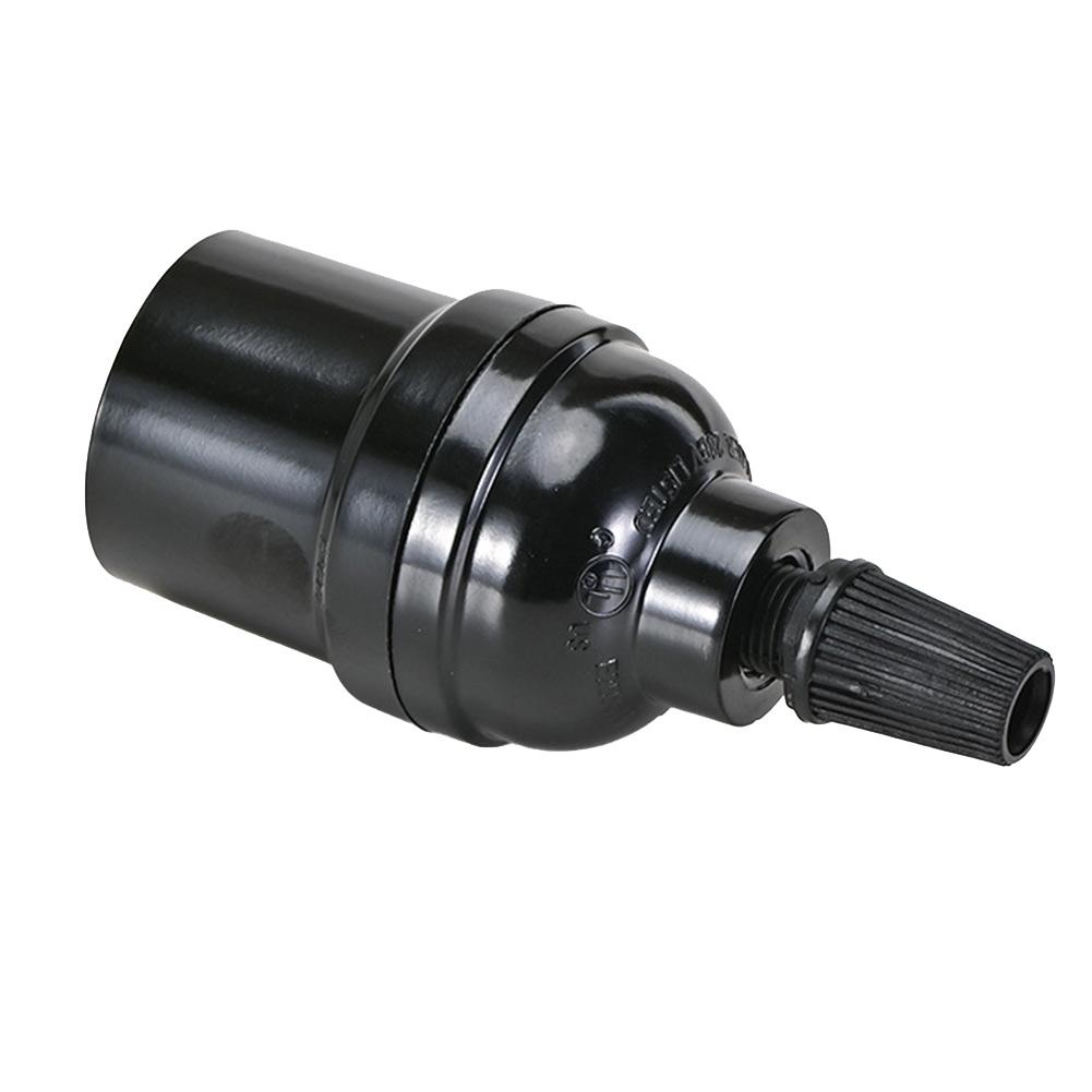 Industrieller Bakelit-Lampenfassungshalter für Vintage-Edison-Glühbirnen E27-Sockel