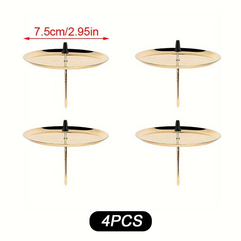 4 STK New Arrivals julepynt med stearinlys Middag Atmosfære Dekking Borddekorasjon