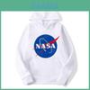 Trendy Nasa Hoodie Pullover Tops Unisex Hip-hop Skateboard Sweatshirts For All