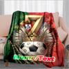 1PC Custom Name Portugal Football Legend outdooor Flannel blankets Throw Blanket All-Season Throw Gift Bedspread for Couch, Bed, Camping Holiday Birth