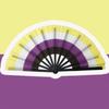 Cooling Folding Dance Fan Gradient Colorful Chinese Kung Fu Fan  Funny Performances