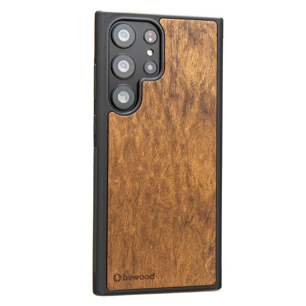 Bewood Wooden Case for Samsung Galaxy S23 Ultra imbuia