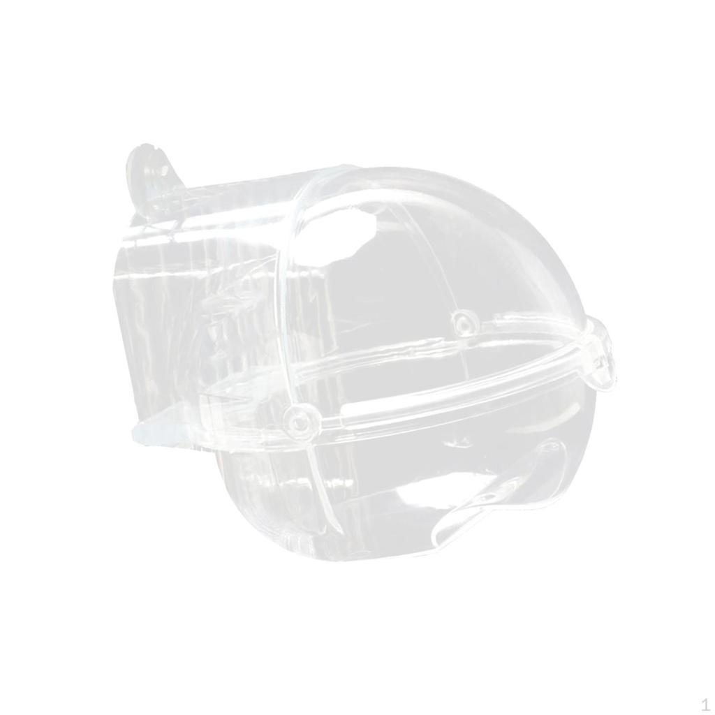 Cage Hanging Bird Bath Transparent Metal Screw The Durable