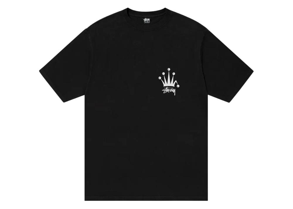 Stussy Regal Crown Pigmentgefärbtes T-Shirt 'Schwarz'
