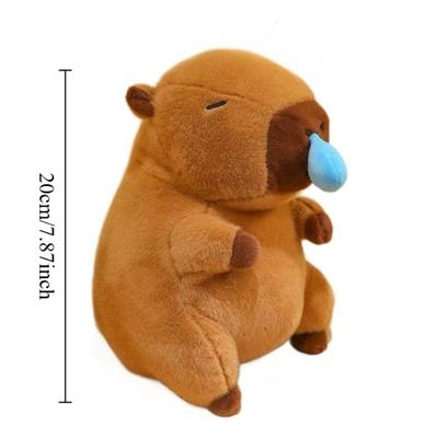 1-3 Stück Große Rotznase Capybara Plüschtier Niedliches Capibara Stretch Rotz Lustige Flauschige Puppe Kawaii Stofftiere Geburtstagsgeschenk Heimdeko