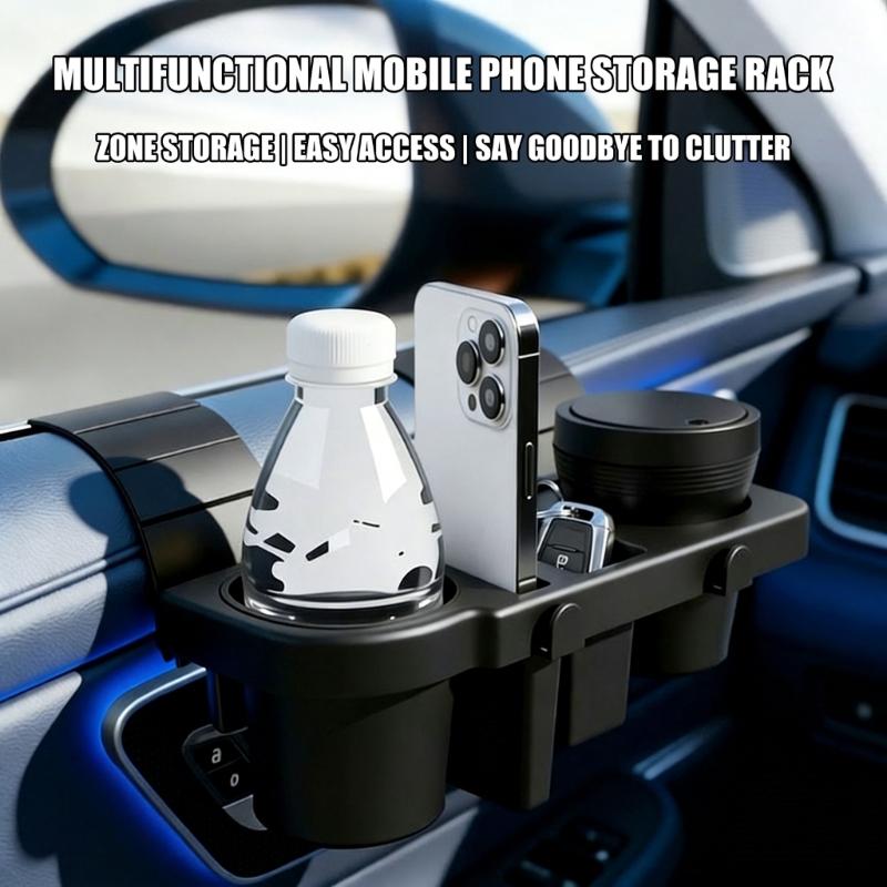 Universal Car Door Organizer With Large Storage Space For Phone Cups And Accessories Hanging Mount Auto Interior Accessory