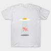 Unisex Fashion TShirt Cool Bacon And Eggs Ufo Print TShirt Plus Size S-5XL T-Shirt 100%Cotton Tops O Neck Short Sleeve Tees