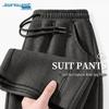 Jeanswest Women's High-Waisted Wide-Leg Slit Trousers
