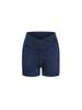 European & American Women's High-Waisted Butt-Lifting Denim Yoga Shorts with Pockets, Slimming 3/4 Length.