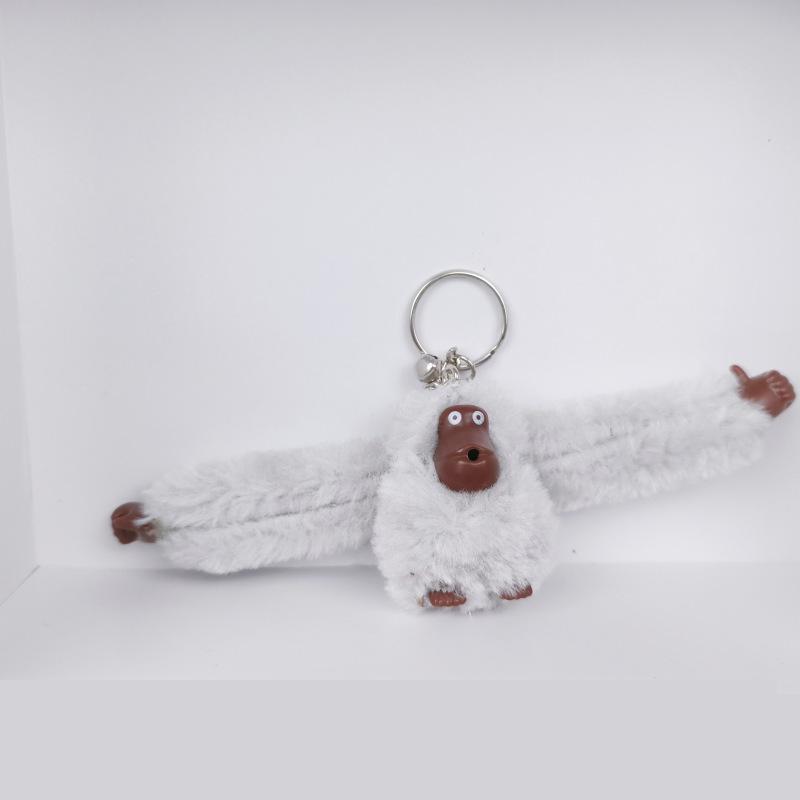 Cute Long-Tailed Monkey Key Chain Cartoon Cute Monkey Keychain Plush Toy Doll Bag Accessories Gift For Children