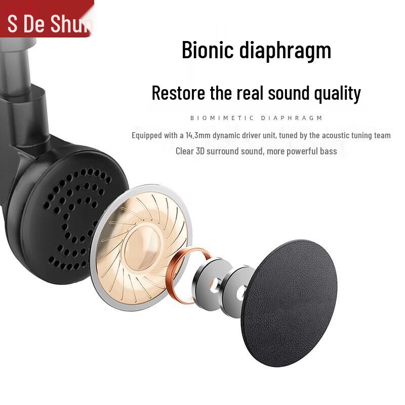 DESHUN K-Head Kabelgebundenes Walkie-Talkie Ohrstück (CN-Version)