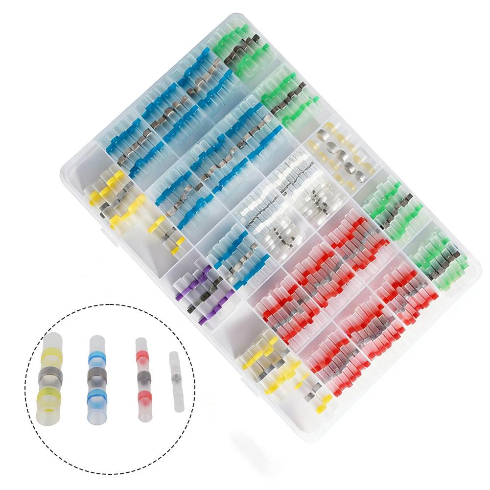 400pcs/set Solder Seal Heat Shrink Terminals Waterproof Wire Connectors For Automotive Systems Repair Accessories