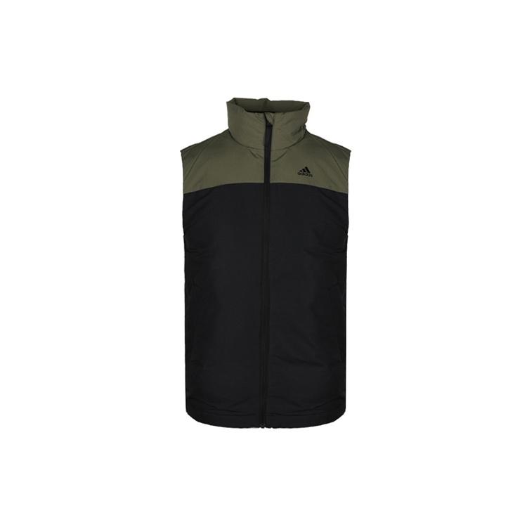 adidas Down Vest CB Outdoor protection against cold Stay Warm Stand Collar Black Men s FS0035 S
