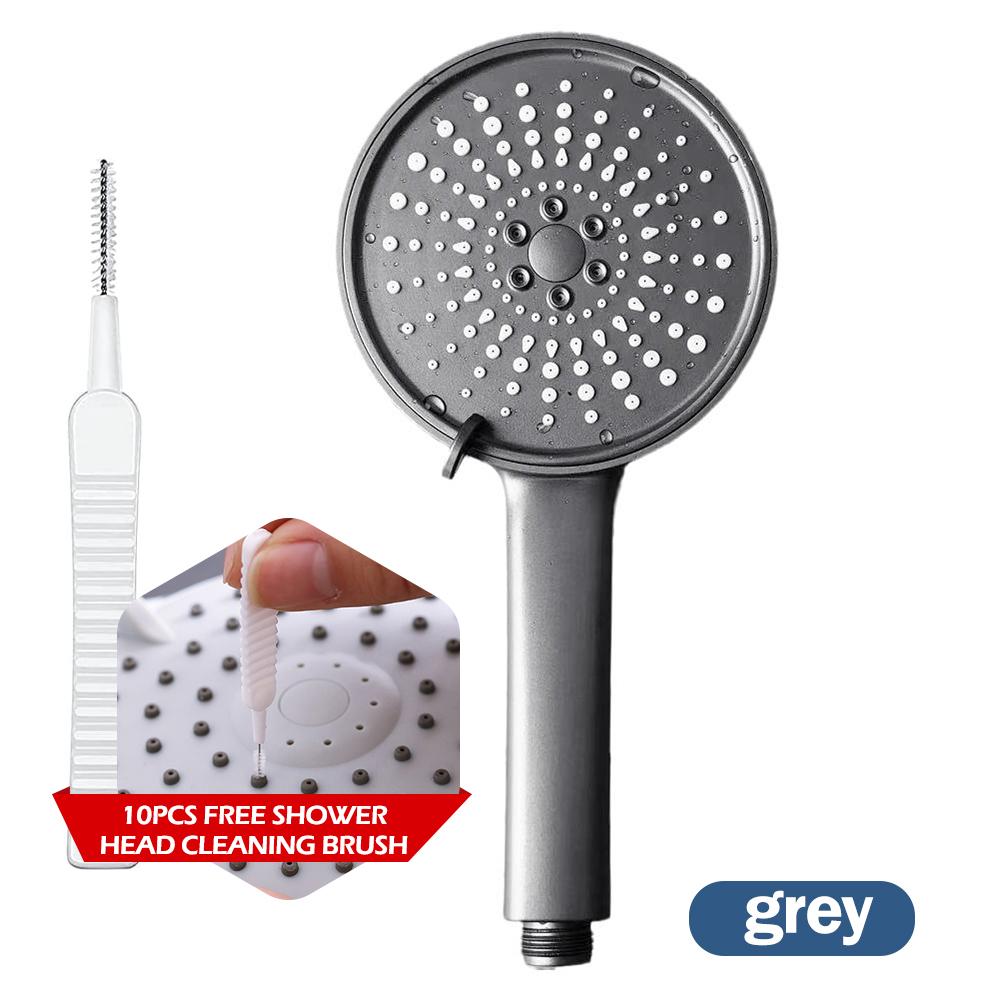 

Душевая насадка с большой панелью 12,5 см, набор для дождевого душа высокого давления, водосберегающий душ, 5 режимов, регулируемая насадка для душа, инструменты для ванной комнаты
