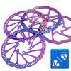 Bicycle brake disc 160mm 12 spoke rainbow bolts