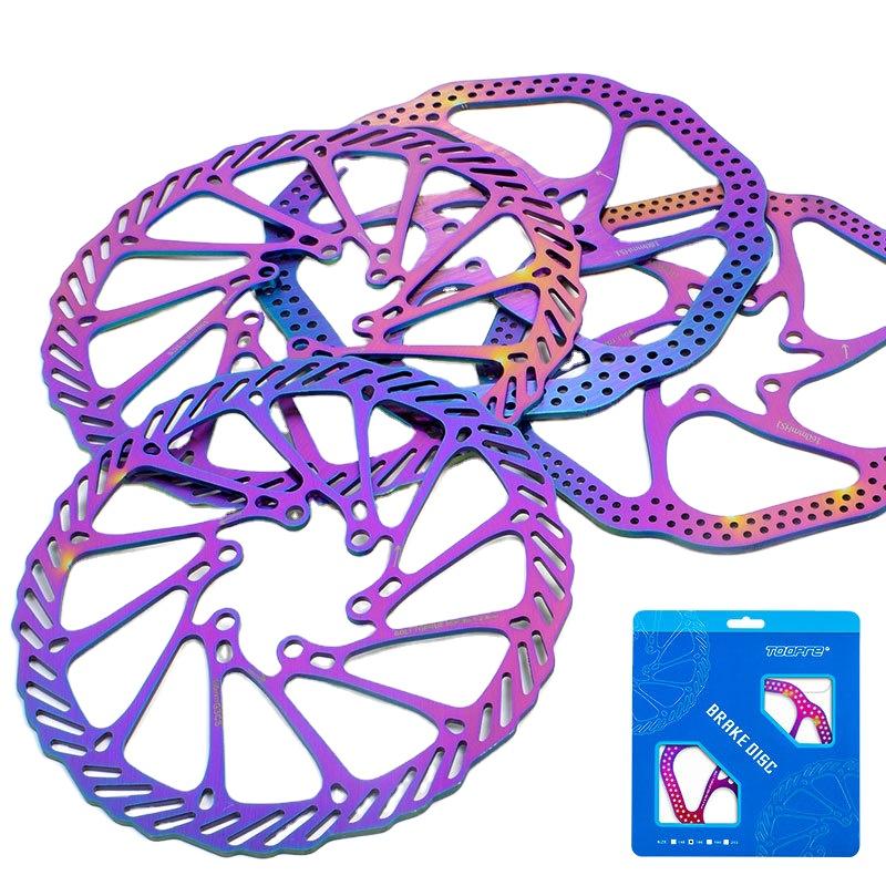 Bicycle brake disc 160mm 12 spoke rainbow bolts